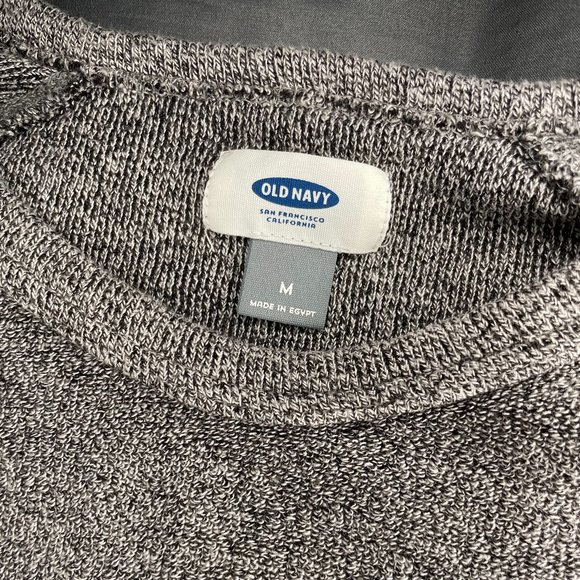 Old Navy Cozy Crew-Neck Sweater for Men Grey - Size M - Picture 1 of 5